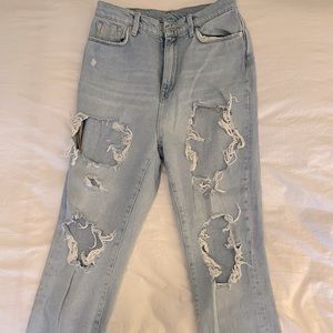 BDG distressed high rise mom jeans